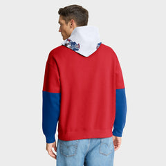 New England Patriots Fanatics Helmet Retro Pullover Hoodie