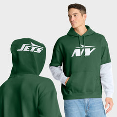 New York Jets Fanatics Helmet Pullover Hoodie
