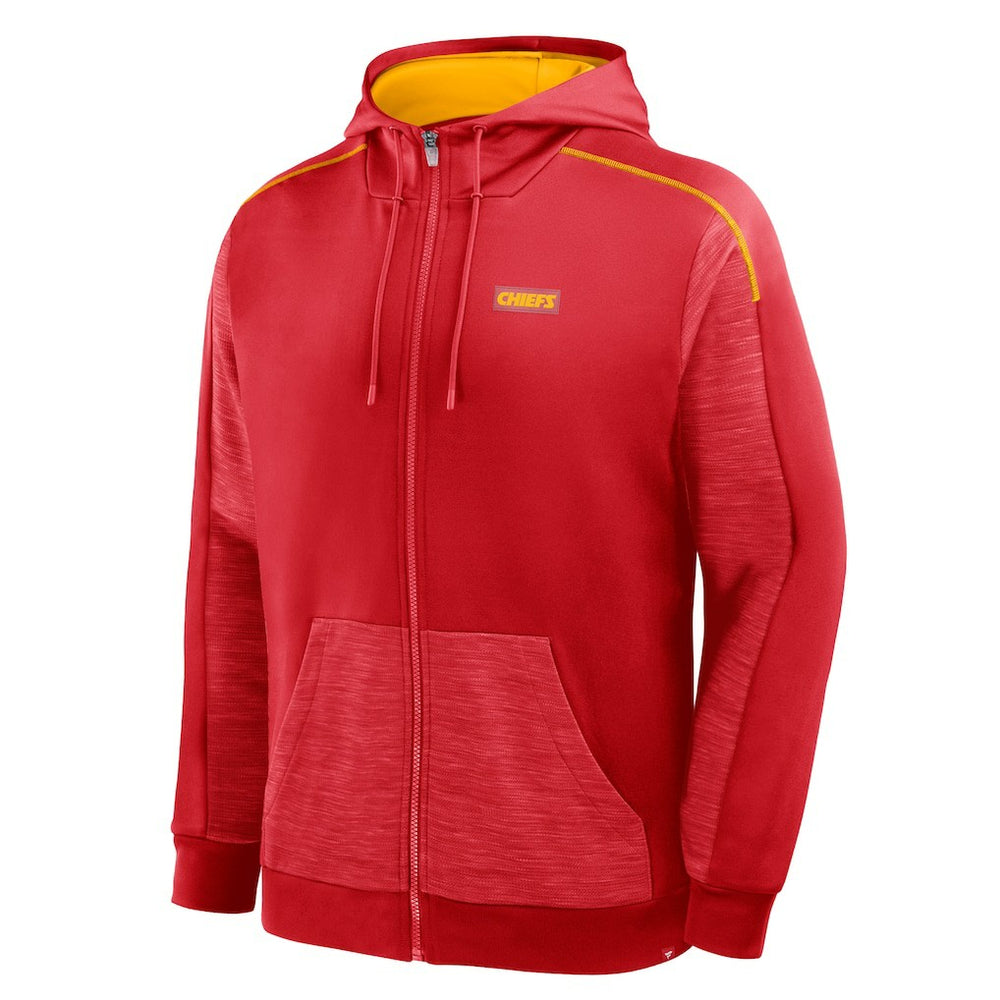 Kansas City Chiefs Fanatics Checkdown Pass Full-Zip Hoodie