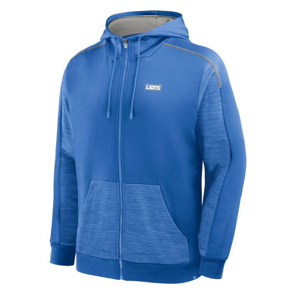 Detroit Lions Fanatics Checkdown Pass Full-Zip Hoodie