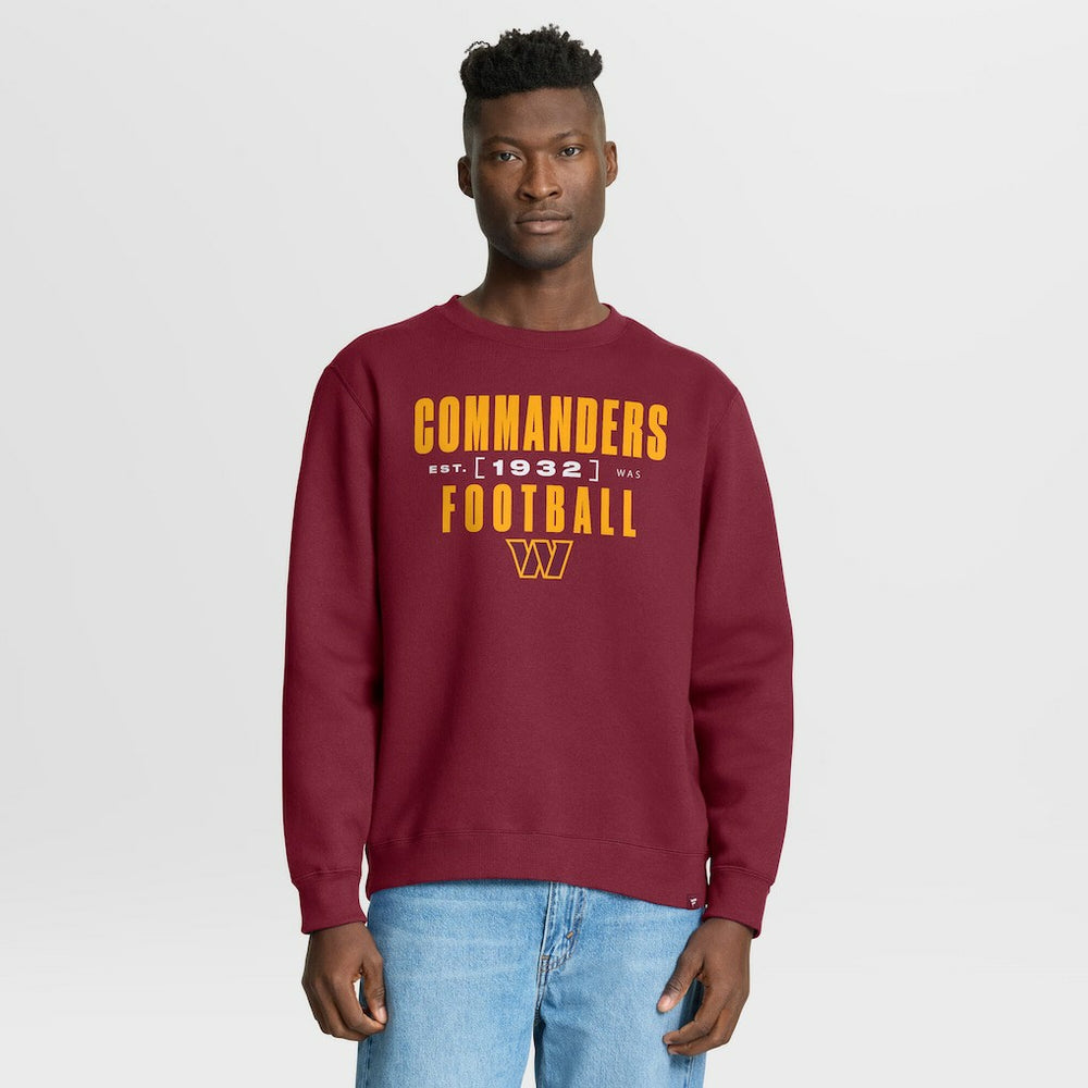 Washington Commanders Fanatics Powerful Throw Legacy Pullover Sweatshirt