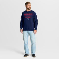 New England Patriots Fanatics Powerful Throw Legacy Pullover Sweatshirt