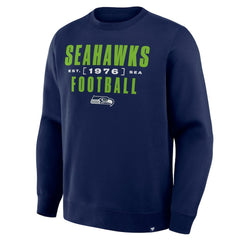 Seattle Seahawks Fanatics Powerful Throw Legacy Pullover Sweatshirt