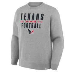 Houston Texans Fanatics Powerful Throw Legacy Pullover Sweatshirt