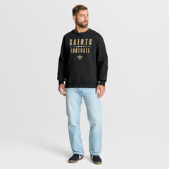 New Orleans Saints Fanatics Powerful Throw Legacy Pullover Sweatshirt