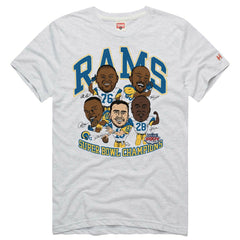 Los Angeles Rams Homage Unisex Super Bowl XXXIV Champs Player Graphic Tri-Blend T-Shirt