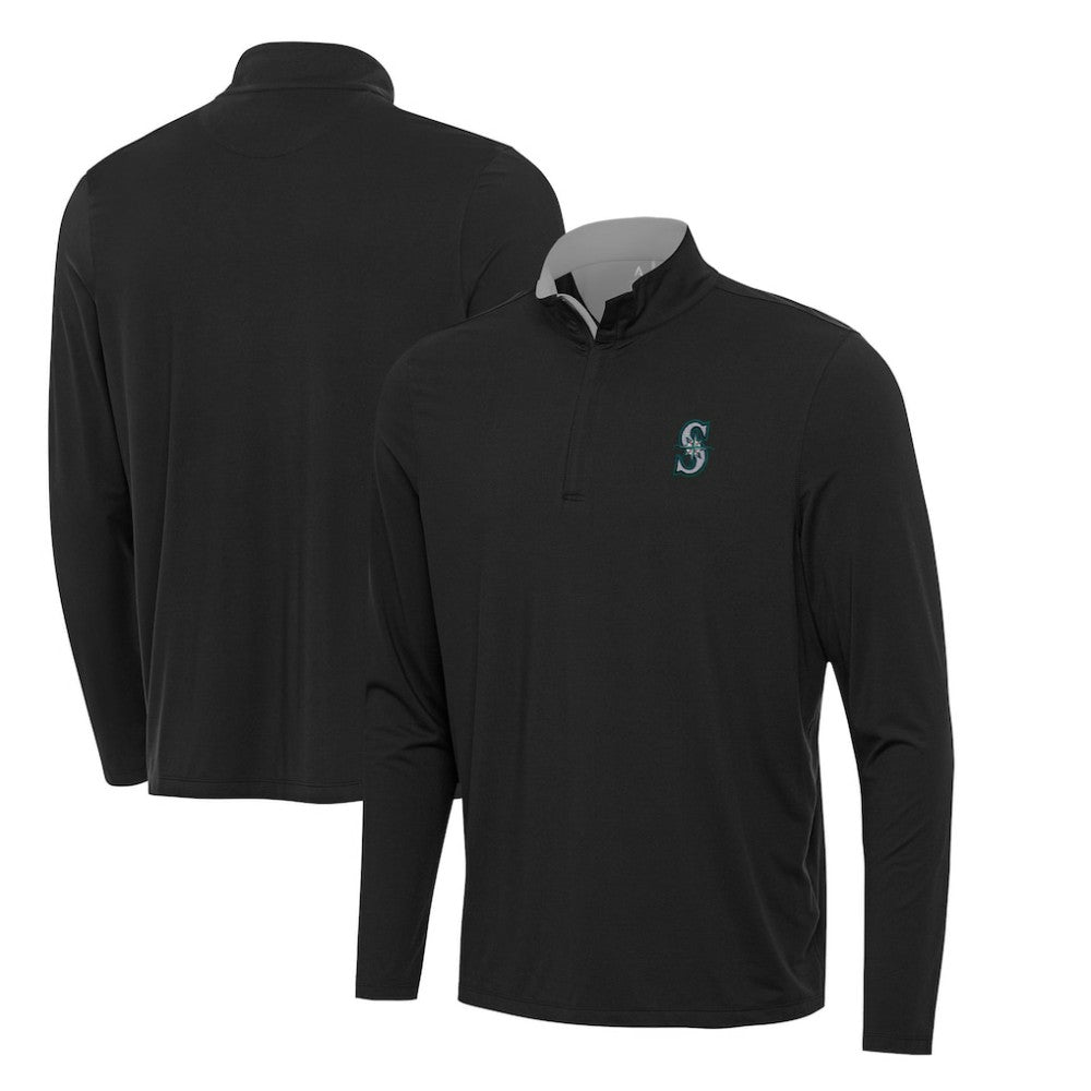 Seattle Mariners Antigua Content Quarter-Zip Top | MLB Shop