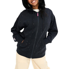 Los Angeles Lakers Terez Women's Oversized Allover Gemstone Full-Zip Hoodie Outlet
