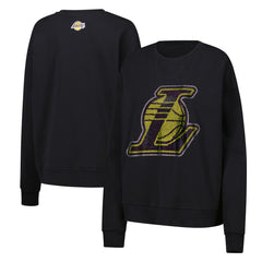 Los Angeles Lakers Terez Women's Gemstone Logo Pullover Sweatshirt New