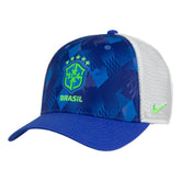 Brazil National Team Unisex Rise Printed Trucker Adjustable Hat Blue - Nike