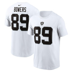 Las Vegas Raiders Nike Brock Bowers Name & Number T-Shirt