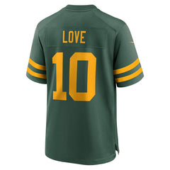 Green Bay Packers Nike Jordan Love Alternate Game Jersey