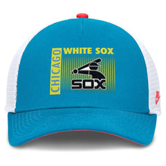 Chicago White Sox Nike Neon 90s Rise Structured Performance Adjustable Trucker Hat | MLB Sale