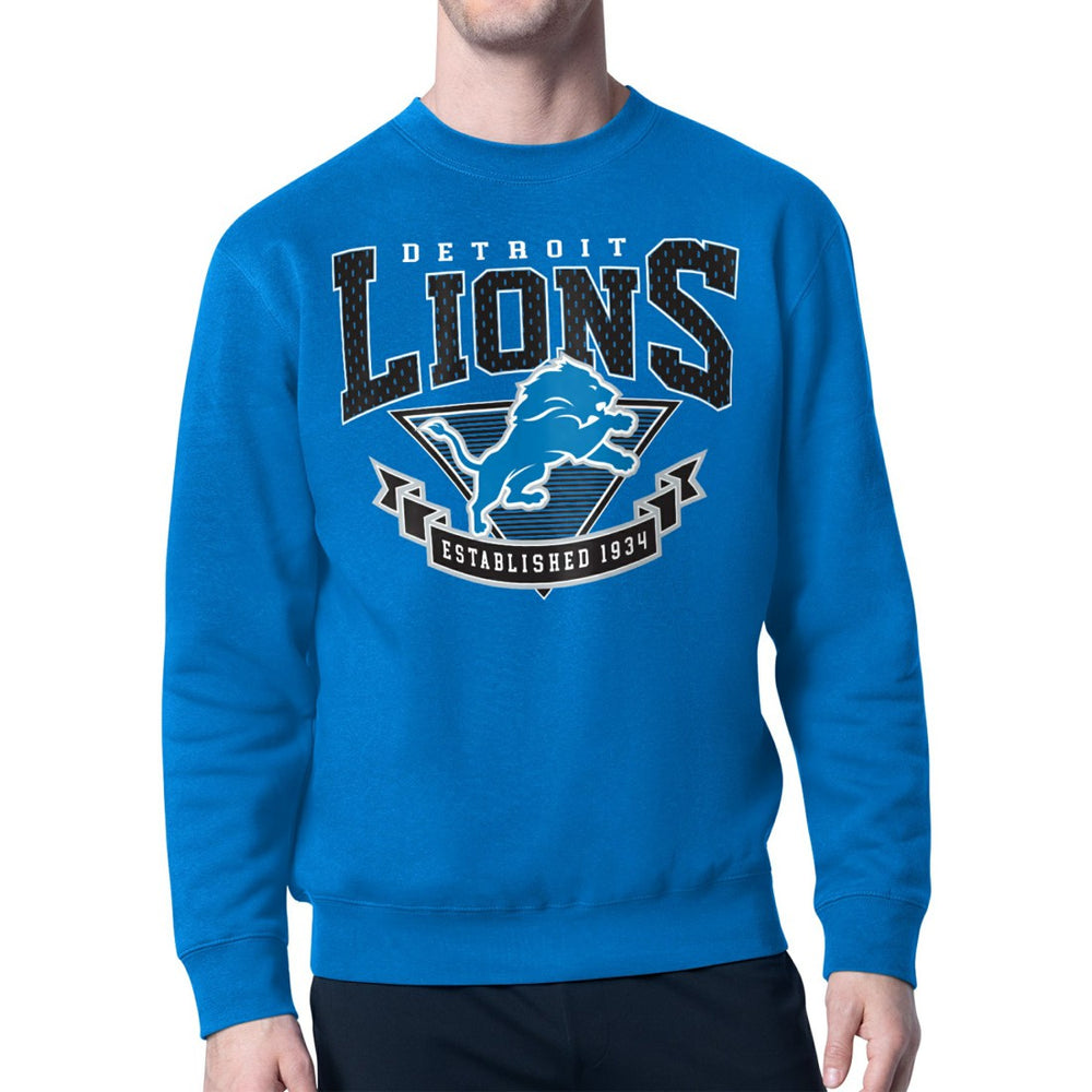 Detroit Lions Starter ‘80s Inspired Pullover Sweatshirt