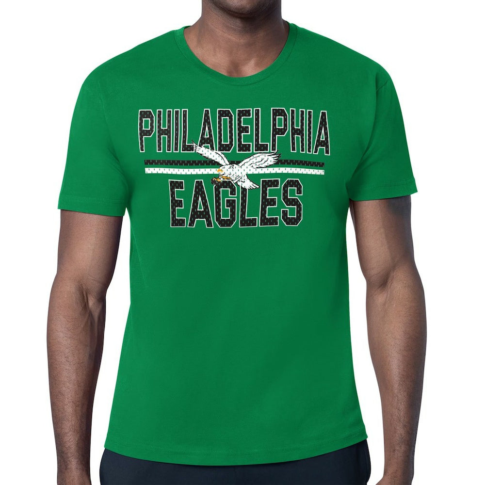 Philadelphia Eagles Starter Mesh Look Retro Logo T-Shirt