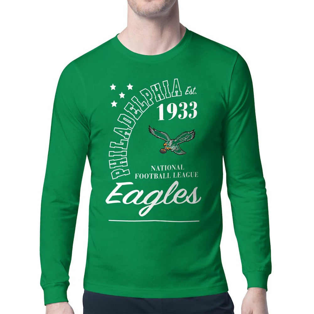 Philadelphia Eagles Starter Retro Team Logo Long Sleeve T-Shirt