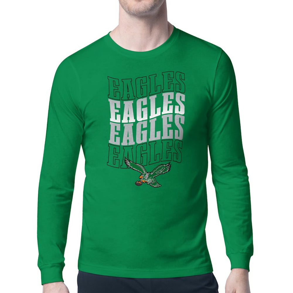 Philadelphia Eagles Starter Retro Team Logo Long Sleeve T-Shirt
