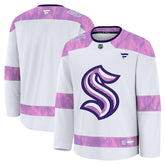 Seattle Kraken Fanatics 2024 Hockey Fights Cancer Practice Jersey For Sale