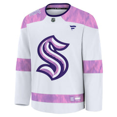 Seattle Kraken Fanatics 2024 Hockey Fights Cancer Practice Jersey For Sale