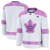 Toronto Maple Leafs Fanatics 2024 Hockey Fights Cancer Practice Jersey Sale