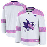 San Jose Sharks Fanatics 2024 Hockey Fights Cancer Practice Jersey Outlet
