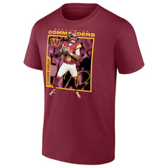 Washington Commanders Jayden Daniels Player Frame T-Shirt
