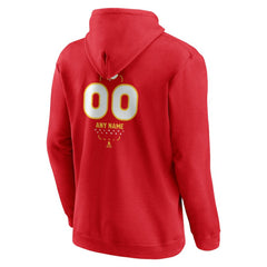 Calgary Flames Personalized Name & Number Midfielder Pullover Hoodie Online