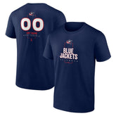 Columbus Blue Jackets Personalized Name & Number Midfielder T-Shirt Discount