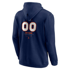 Edmonton Oilers Personalized Name & Number Midfielder Pullover Hoodie Discount