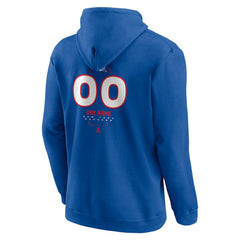 New York Rangers Personalized Name & Number Midfielder Pullover Hoodie Outlet