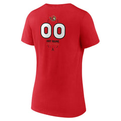 Ottawa Senators Women's Personalized Name & Number Midfielder V-Neck T-Shirt Discount
