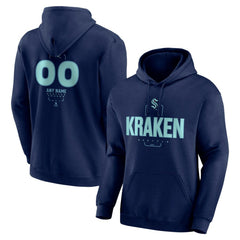 Seattle Kraken Personalized Name & Number Midfielder Pullover Hoodie Online