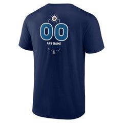 Winnipeg Jets Personalized Name & Number Midfielder T-Shirt On Sale