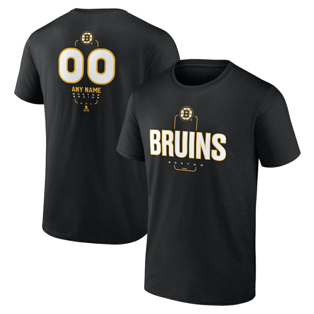 Boston Bruins Personalized Name & Number Midfielder T-Shirt For Sale
