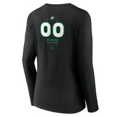Dallas Stars Women's Personalized Name & Number Midfielder Long Sleeve V-Neck T-Shirt On Sale