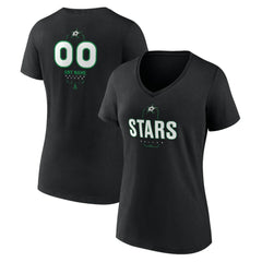 Dallas Stars Women's Personalized Name & Number Midfielder V-Neck T-Shirt Discount
