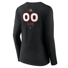 Ottawa Senators Women's Personalized Name & Number Midfielder Long Sleeve V-Neck T-Shirt For Sale