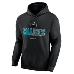 San Jose Sharks Personalized Name & Number Midfielder Pullover Hoodie Online