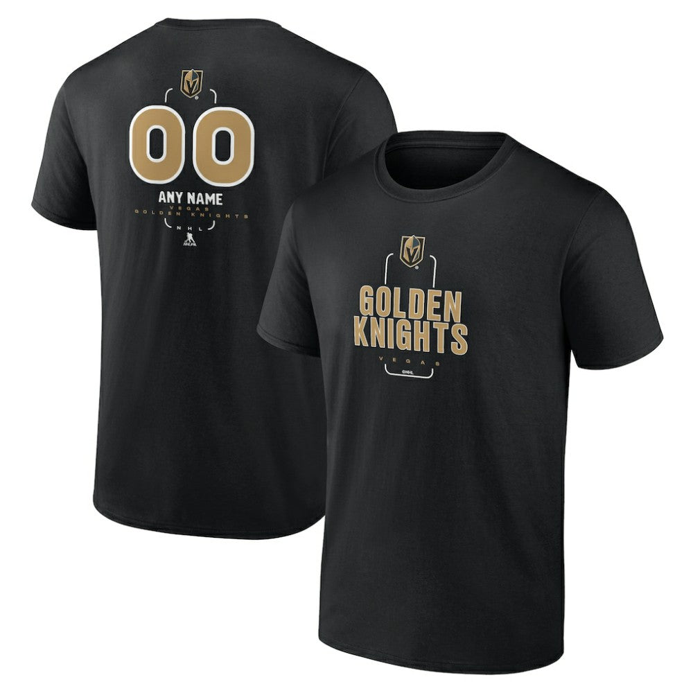 Vegas Golden Knights Personalized Name & Number Midfielder T-Shirt Outlet