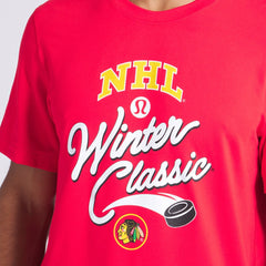 Chicago Blackhawks lululemon 2025 NHL Winter Classic Soft Jersey T-Shirt For Sale