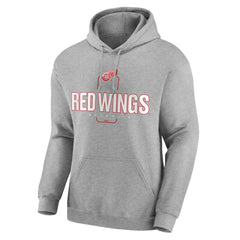 Detroit Red Wings Personalized Name & Number Midfielder Pullover Hoodie Discount