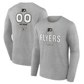 Philadelphia Flyers Personalized Name & Number Midfielder Long Sleeve T-Shirt Online