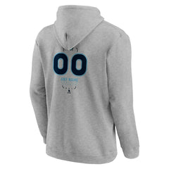 Seattle Kraken Personalized Name & Number Midfielder Pullover Hoodie For Sale