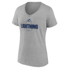 Tampa Bay Lightning Women's Personalized Name & Number Midfielder V-Neck T-Shirt Online