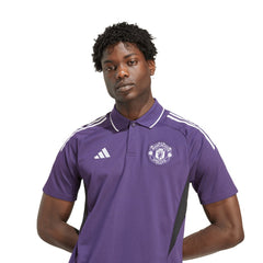 Manchester United 2025/26 Training Polo Purple - Adidas