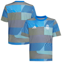 Real Madrid Youth 2025/26 Pre-Match AEROREADY Top Blue - Adidas