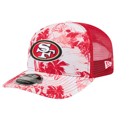 San Francisco 49ers New Era Hula 9SEVENTY Adjustable Trucker Hat