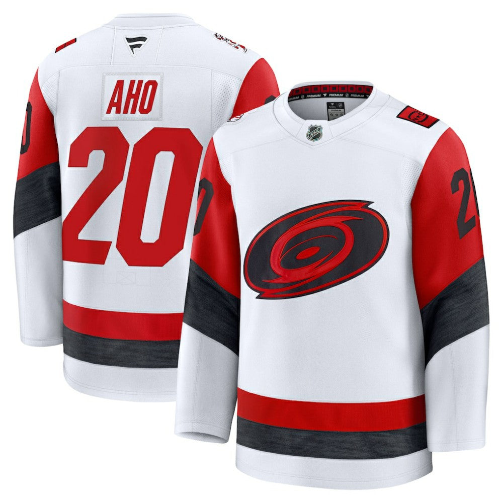 Sebastian Aho Carolina Hurricanes Fanatics Away Premium Jersey For Sale