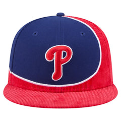 Philadelphia Phillies New Era Retro Split Corduroy Snapback Hat | MLB Outlet