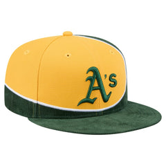 Athletics New Era Retro Split Corduroy Snapback Hat | MLB Online
